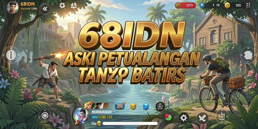 Tangkapan layar menampilkan aksi mendebarkan dalam 68IDN.