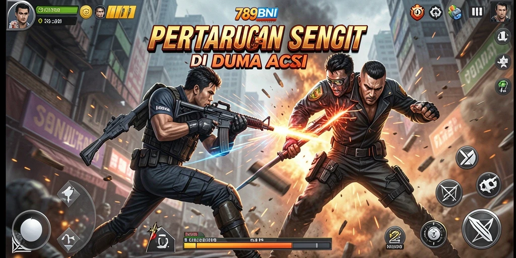 Tampilan menegangkan dari gameplay 789BNI.