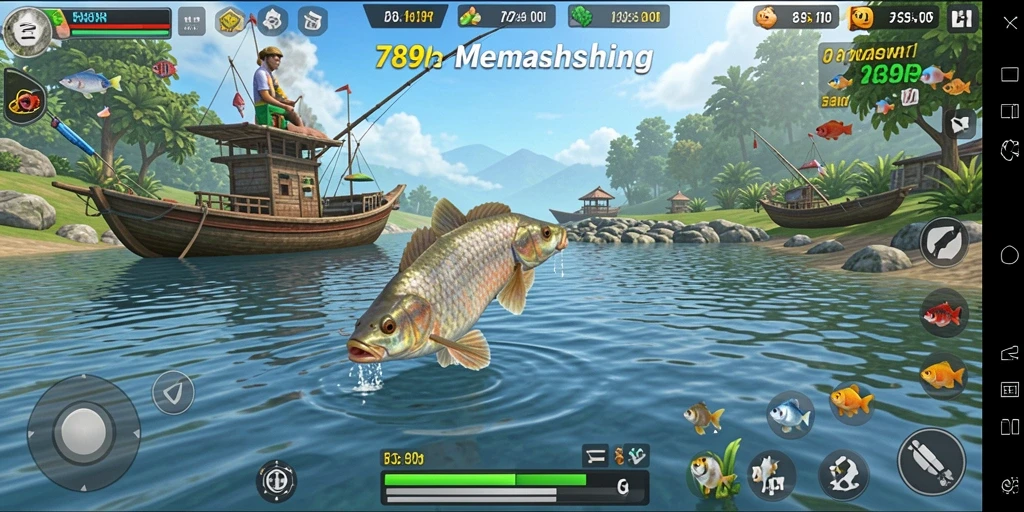 Tangkapan ikan menakjubkan dalam gameplay 789RP.