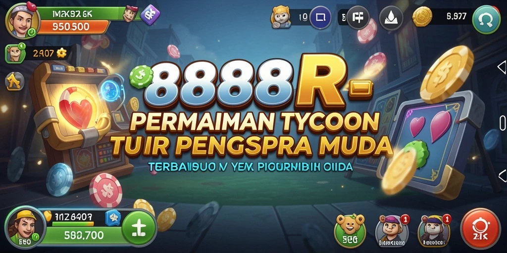 Tampilan gameplay Tycoon yang seru dan memukau dari 888R.