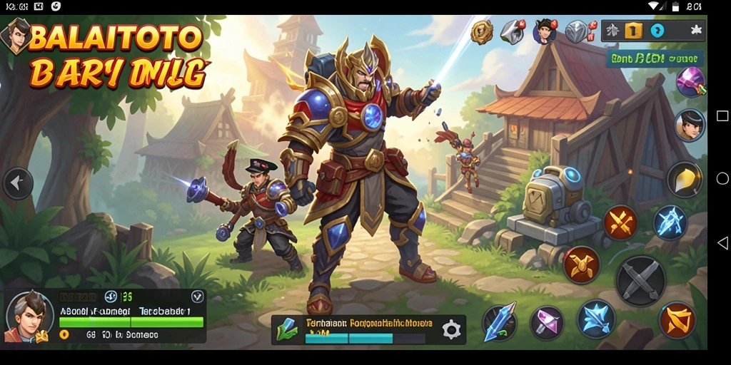 Tampilan gameplay dalam BALAITOTO menampilkan strategi dan taktik yang mendebarkan.