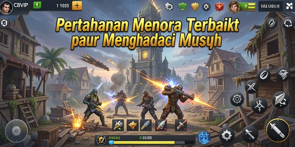 Tampilan gameplay C8VIP yang menegangkan dan mendebarkan.