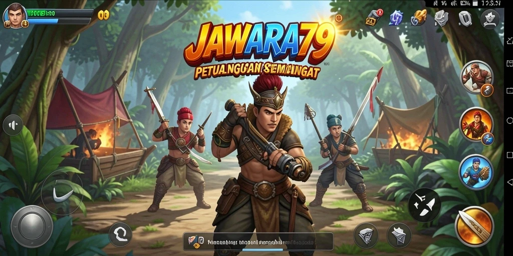 Tampilan gameplay seru dari JAWARA79 dalam dunia petualangan.
