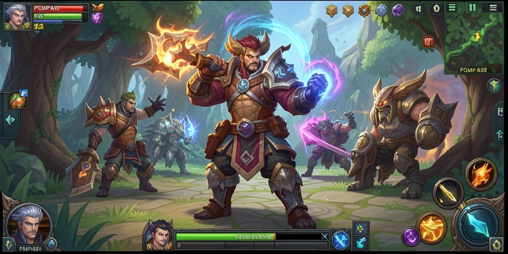 Tampilkan gameplay menakjubkan dari POMPA88 yang penuh aksi.