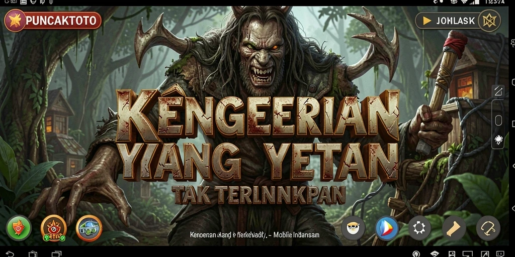 Tangkapan layar menampilkan suasana mencekam dalam permainan PUNCAKTOTO.