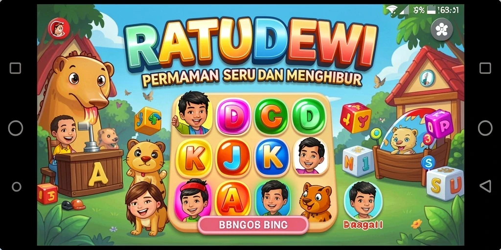 Gameplay seru dan menegangkan dalam permainan Bingo RATUDEWI.