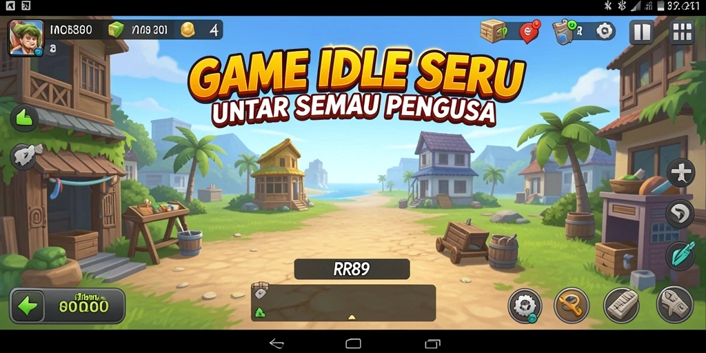 Tampilan gameplay RR89 yang mengasyikkan dalam genre Idle.