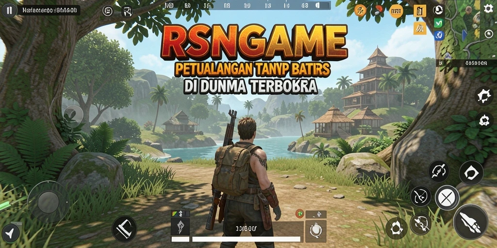 Tampilan menarik dari gameplay RSNGAME di dunia terbuka.