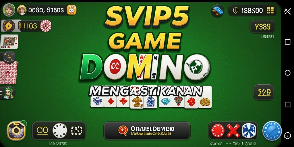 Tampilan gameplay SVIP5 dengan Domino yang menampilkan keseruan permainan.