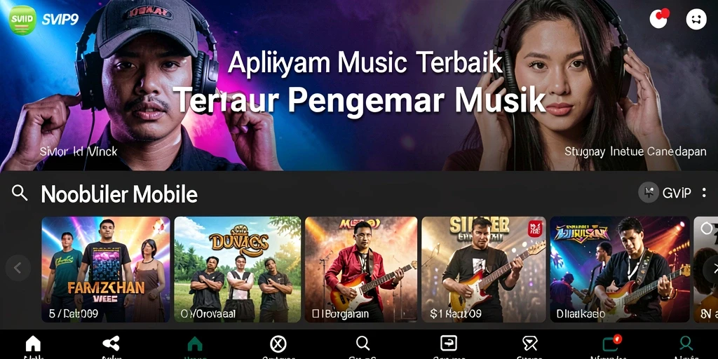 Tampilan menarik dari gameplay musik di SVIP9.