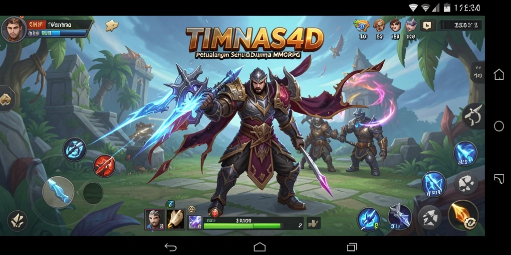 Tangkapan layar gameplay TIMNAS4D menampilkan pertarungan yang penuh aksi.