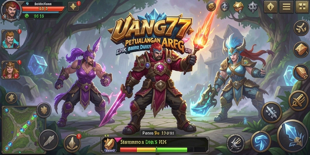 Tampilan menarik dari gameplay UANG77 yang seru dan mendebarkan.