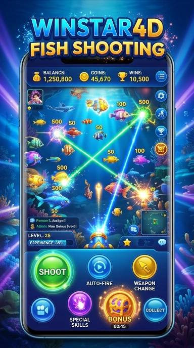 Tampilan antarmuka user-friendly winstar4d.